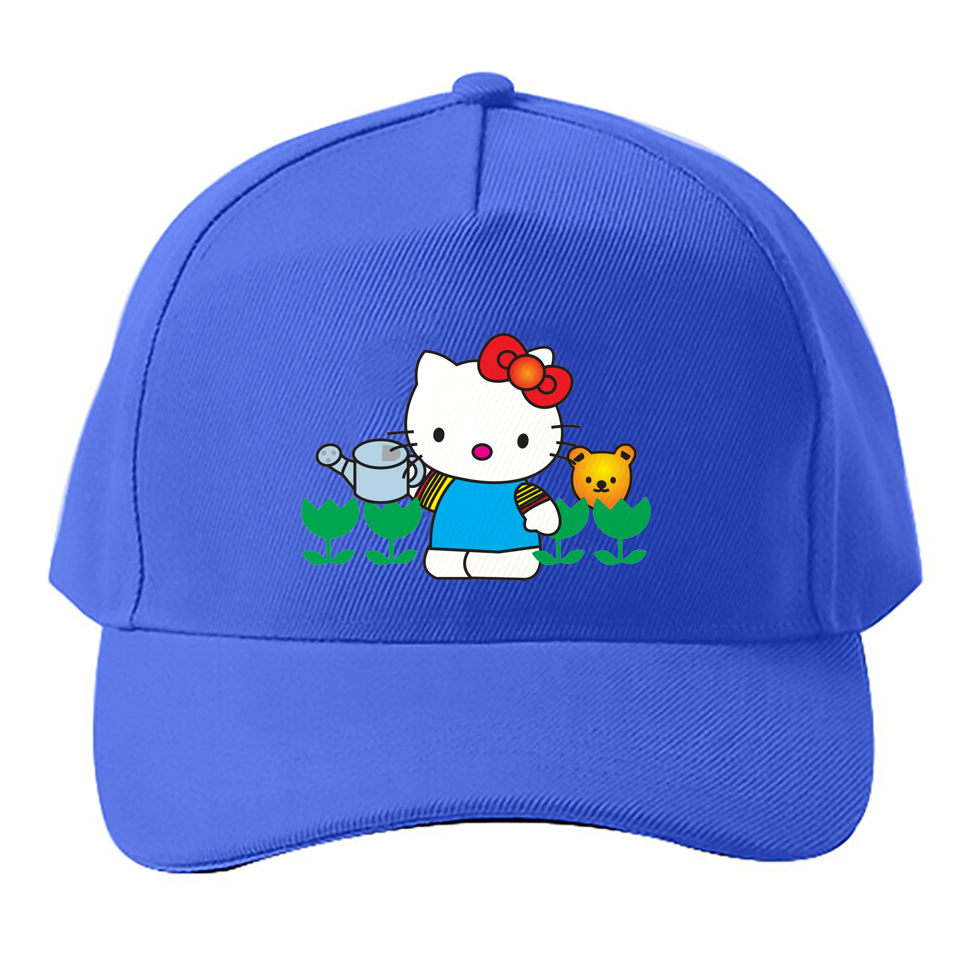 （画像用） Hello Kitty ハローキティ ベースボールキャップ 綿100％ 男女兼用 帽子 スポーツ